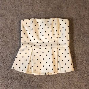 Alice + Olivia Peplum top